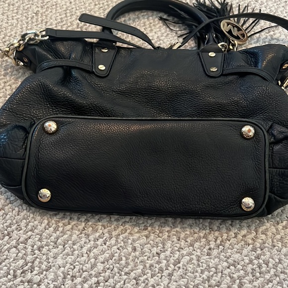 Michael Kors Black Tassel Handbag / Sachel - Picture 5 of 16